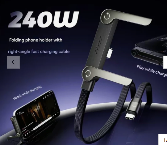 ChargeStand 2-in-1 Cable |Pack of 2 | @699
