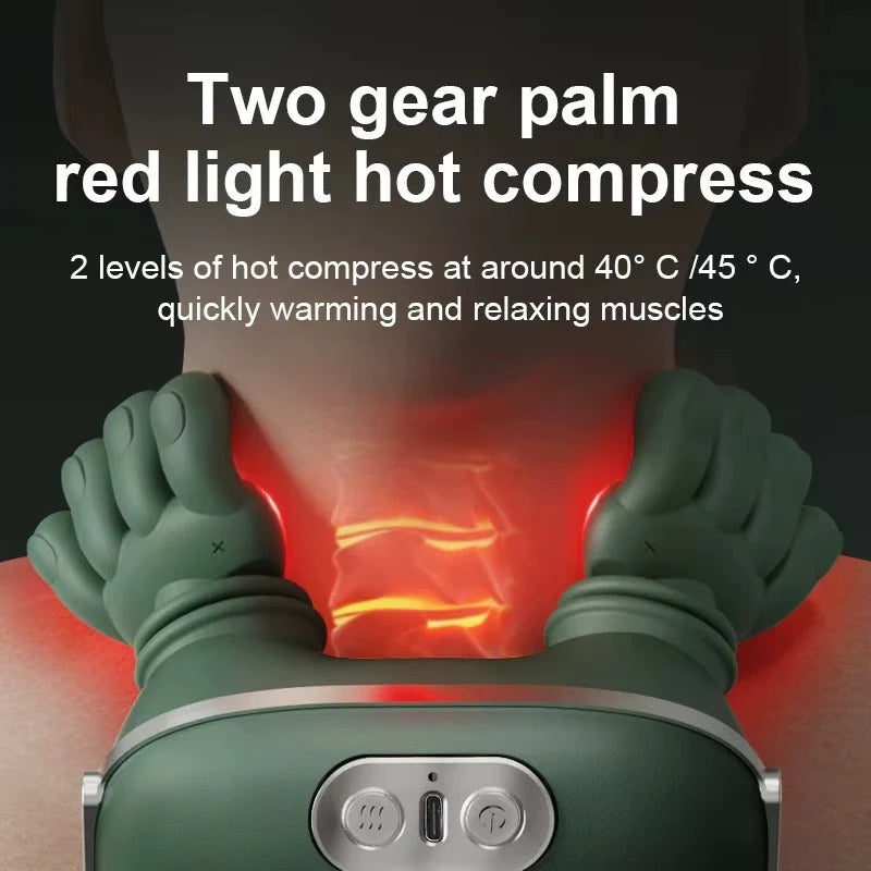 NeckEase™ Shiatsu Massager | Deep Tissue Massage with Soothing Heat